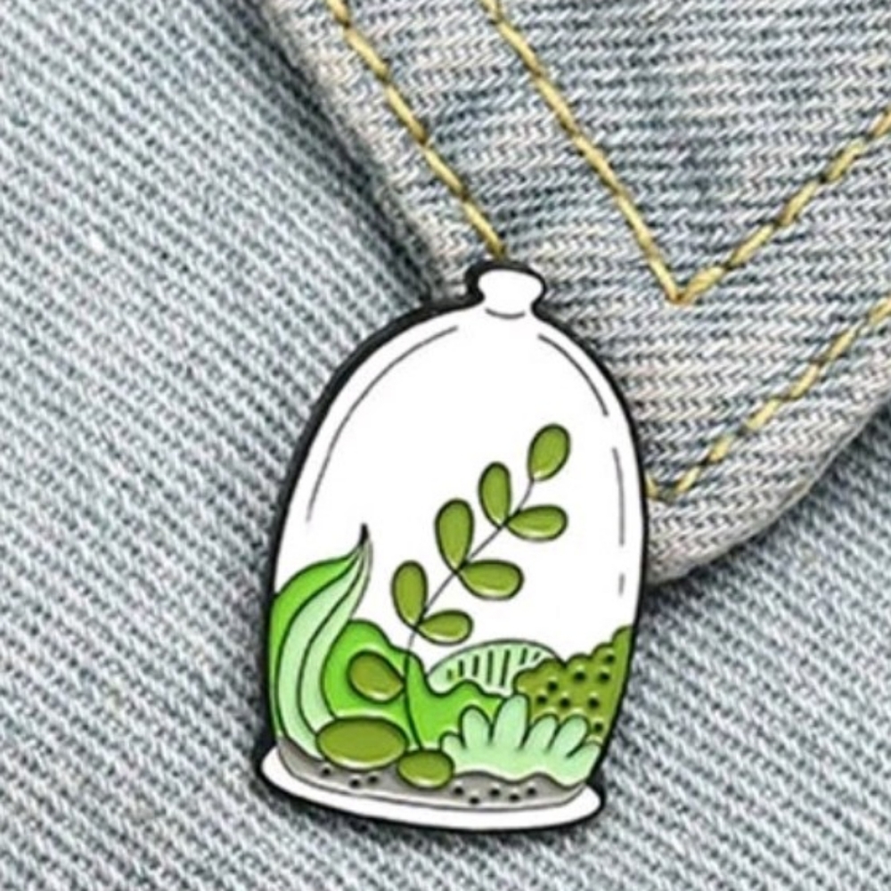 3 for $30 Terrarium Enamel Pin